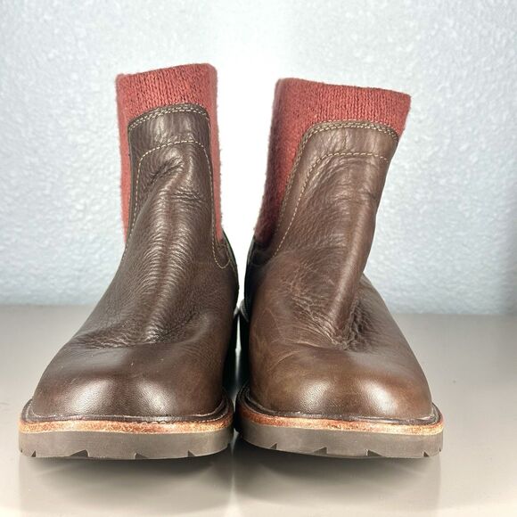 LL Bean East Point Chelsea Boots Womens 7.5 Pull On Ankle Bootie Shoes 504770 - Picture 2 of 16
